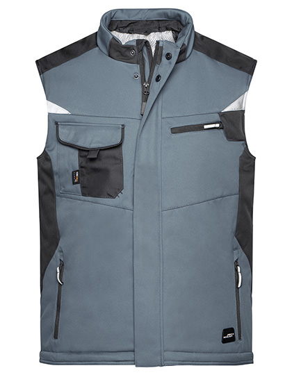 James&Nicholson Craftsmen Softshell Vest -STRONG-