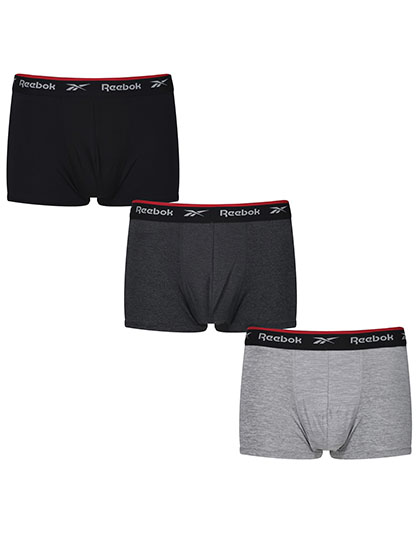 Reebok Men´s Short Sports Trunk - Redgrave (3 Pair Pack)