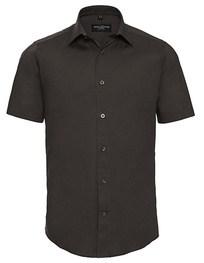 Russell Collection Men´s Short Sleeve Easy Care Fitted Shirt