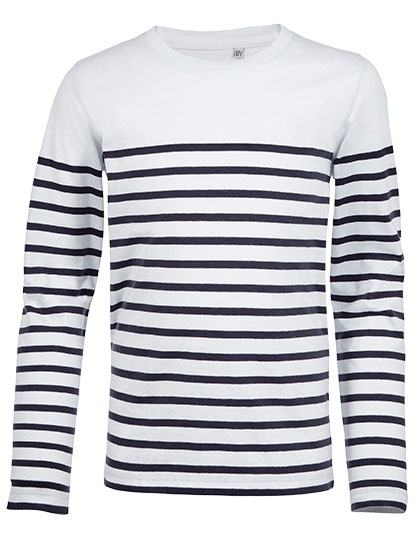 SOL´S Kids´ Long Sleeve Striped T-Shirt Matelot