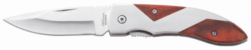 Metmaxx Outdoormesser CrossWood silber