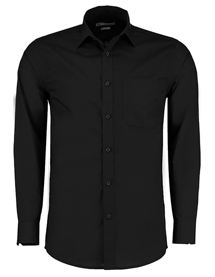 Kustom Kit Men´s Tailored Fit Poplin Shirt Long Sleeve