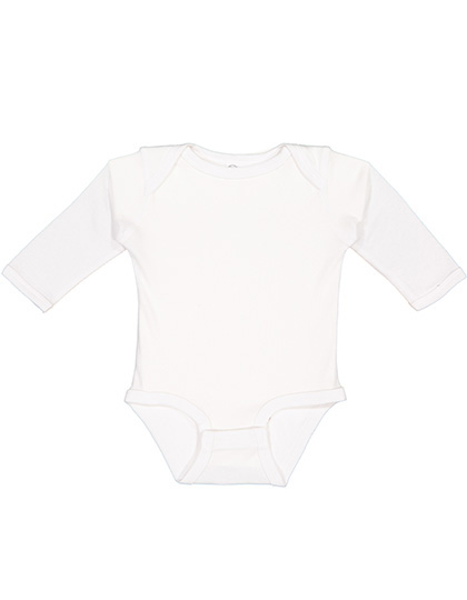 Rabbit Skins Infant Fine Jersey Long Sleeve Bodysuit