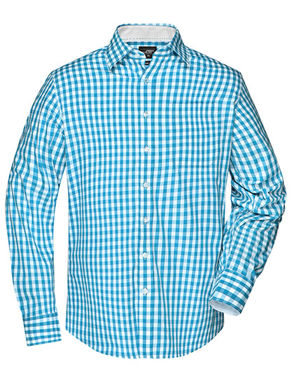 James&Nicholson Men´s Checked Shirt