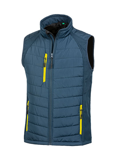 Result Genuine Recycled Recycled Compass Padded Softshell Gilet