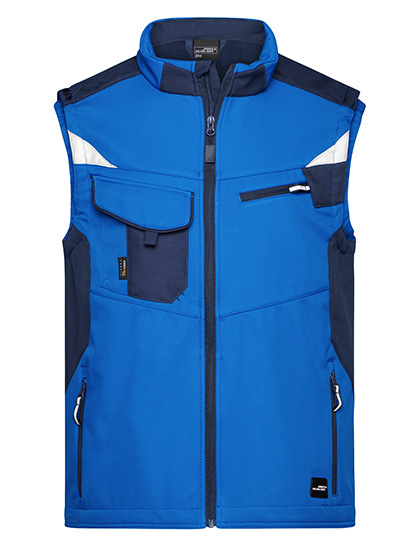 James&Nicholson Workwear Softshell Vest -STRONG-