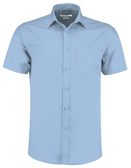 Kustom Kit Men´s Tailored Fit Poplin Shirt Short Sleeve