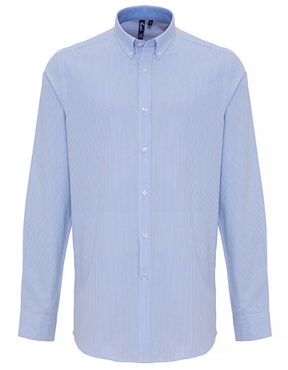 Premier Workwear Men´s Cotton Rich Oxford Stripes Shirt