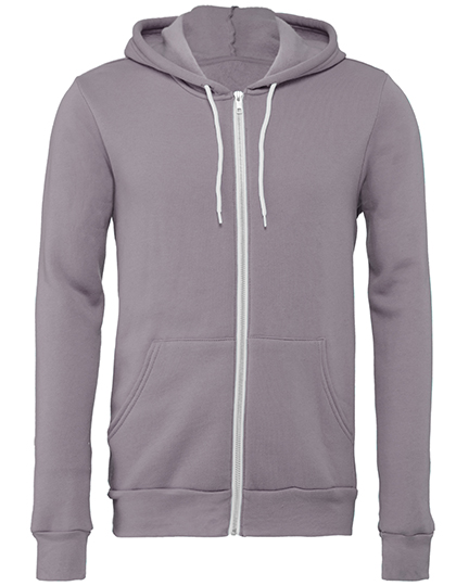 Canvas Unisex Poly-Cotton Fleece Full-Zip Hoodie