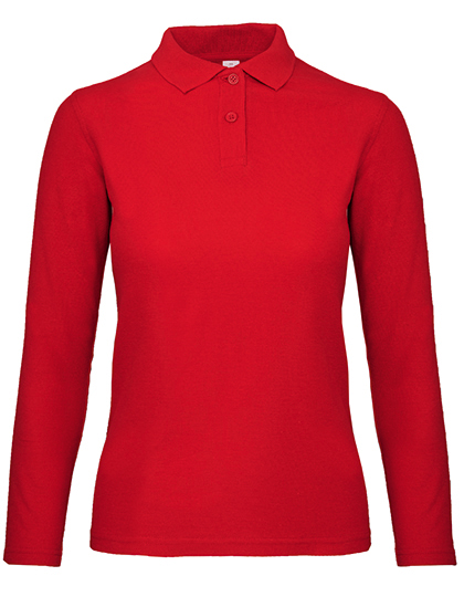 B&C BE INSPIRED Women´s Long Sleeve Polo ID.001