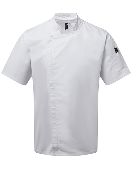 Premier Workwear Chef´s Zip-Close Short Sleeve Jacket