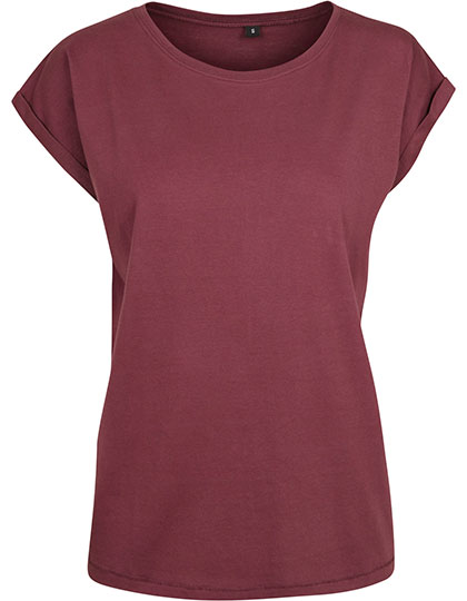 Build Your Brand Ladies´ Extended Shoulder Tee