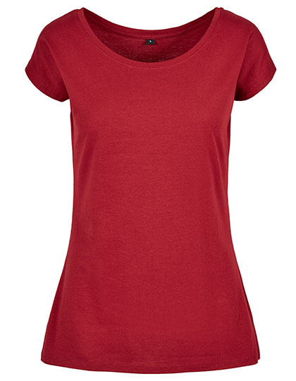 Build Your Brand Basic Ladies´ Wide Neck Tee