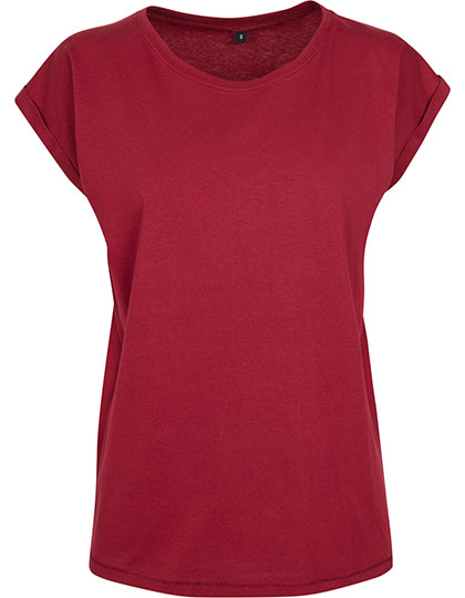 Build Your Brand Ladies´ Extended Shoulder Tee