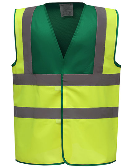 YOKO Hi-Vis 2 Bands & Braces Waistcoat