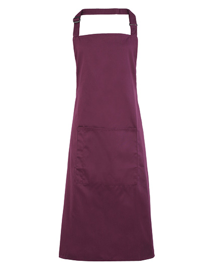 Premier Workwear Colours Collection Bib Apron With Pocket