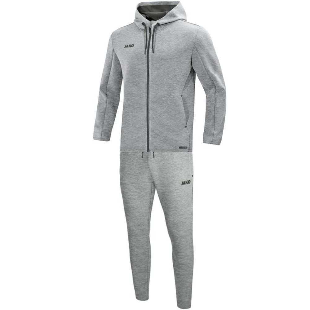 Jako Fußball Jogginganzug Premium Basics mit Kapuze Herren Jacke Hose