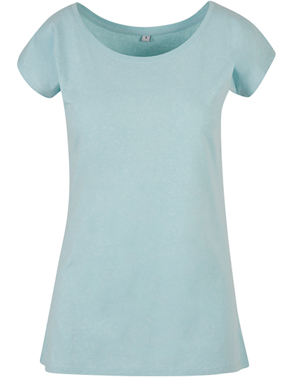 Build Your Brand Basic Ladies´ Wide Neck Tee