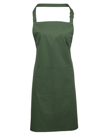 Premier Workwear Colours Collection Bib Apron With Pocket