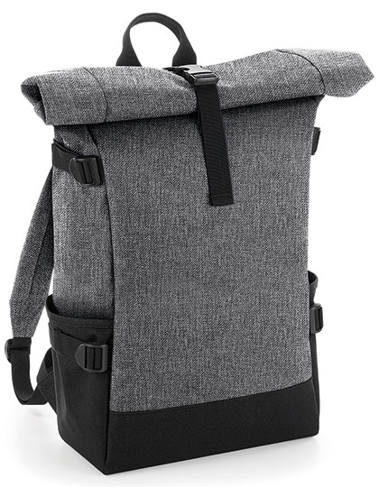 BagBase Block Roll-Top Backpack