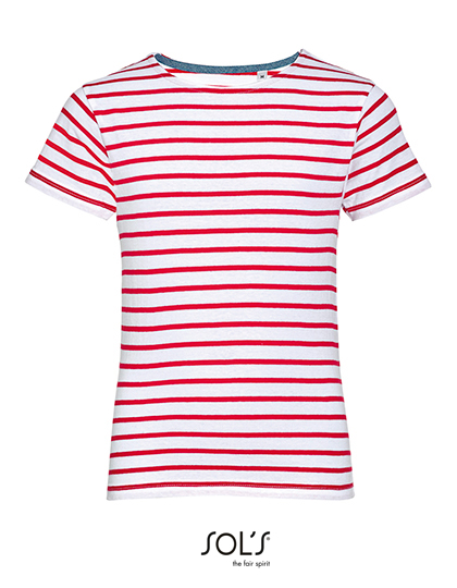 SOL´S Kids´ Round Neck Striped T-Shirt Miles