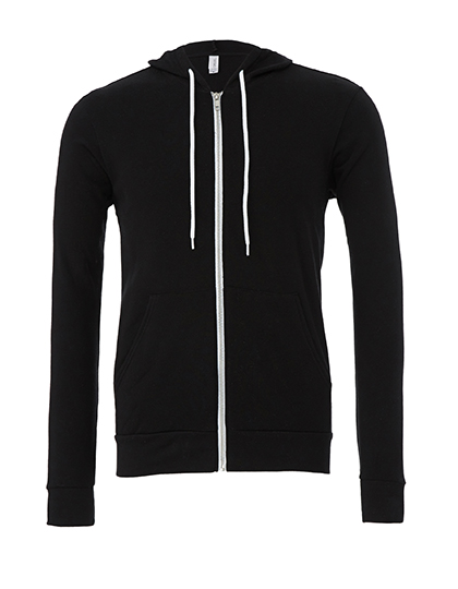 Canvas Unisex Poly-Cotton Fleece Full-Zip Hoodie