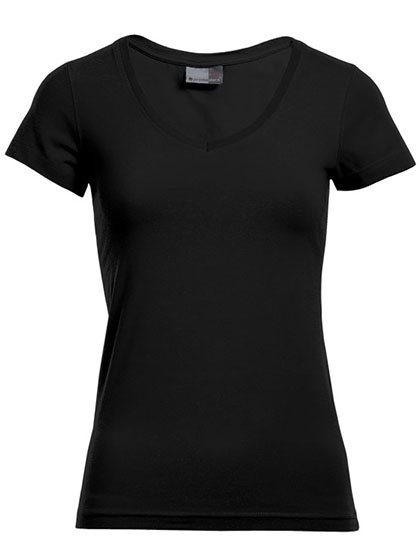 Promodoro Women´s Slim Fit V-Neck-T