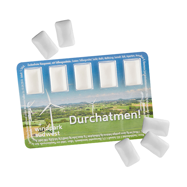 Smart Card mit Kaugummi