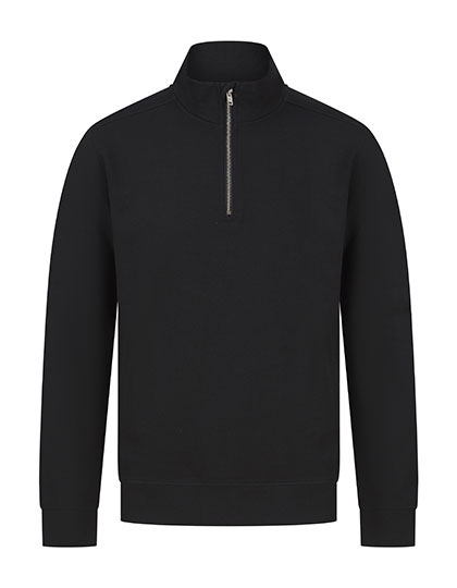 Henbury Unisex Sustainable 1'4 Zip Sweatshirt