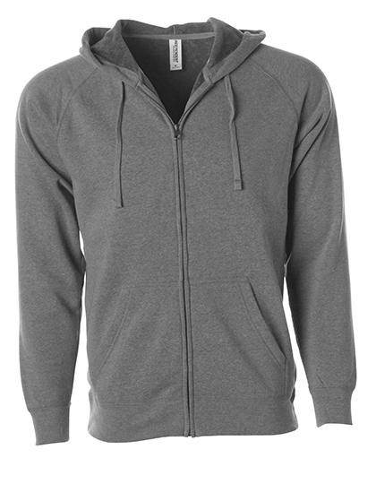 Independent Unisex Midweight Special Blend Raglan Zip Hood