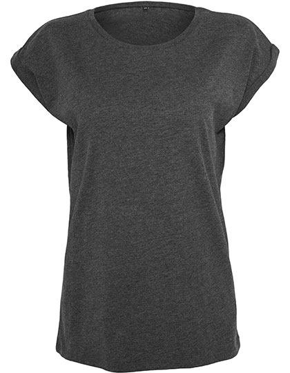 Build Your Brand Ladies´ Extended Shoulder Tee