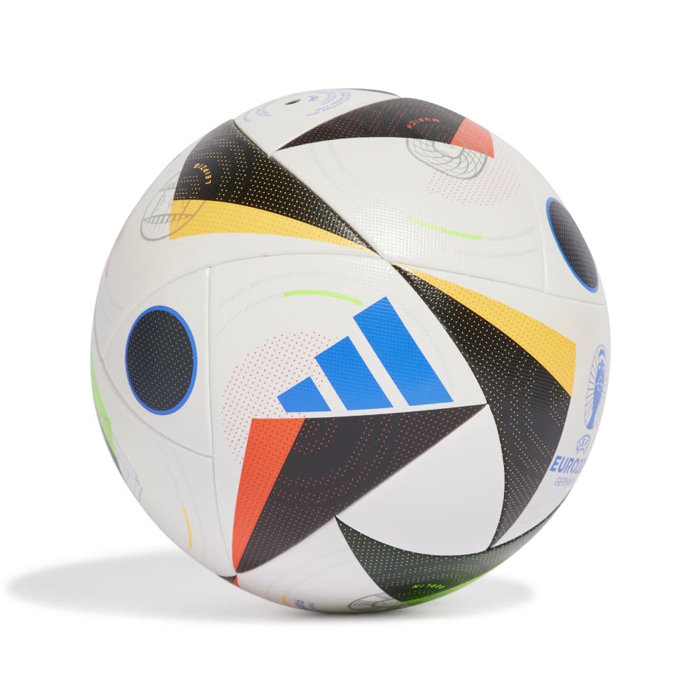 Adidas Euro 24 Competition Ball weiß/schwarz/orange blau