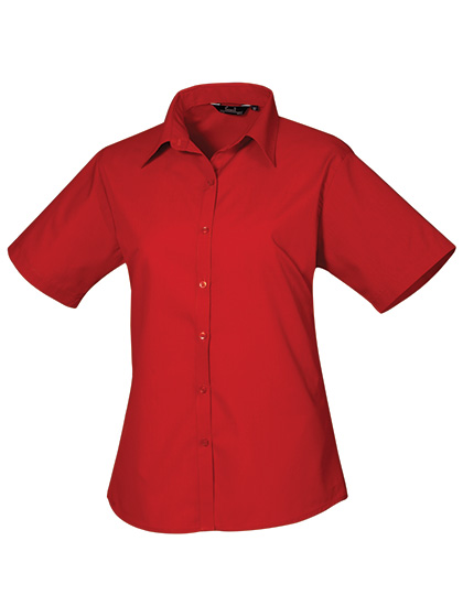 Premier Workwear Women´s Poplin Short Sleeve Blouse