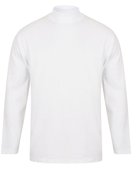 Henbury Roll-Neck Long-Sleeve Top