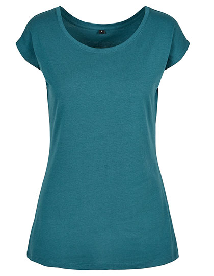 Build Your Brand Basic Ladies´ Wide Neck Tee