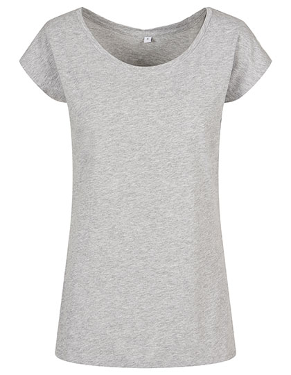 Build Your Brand Basic Ladies´ Wide Neck Tee