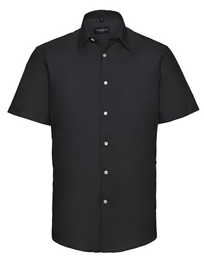 Russell Collection Men´s Short Sleeve Easy Care Tailored Oxford Shirt