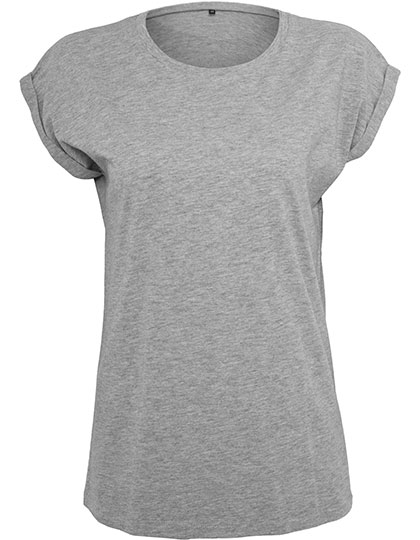 Build Your Brand Ladies´ Extended Shoulder Tee