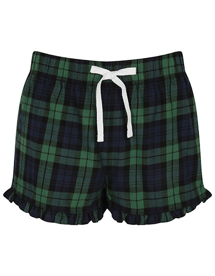 SF Women Women´s Tartan Frill Lounge Shorts