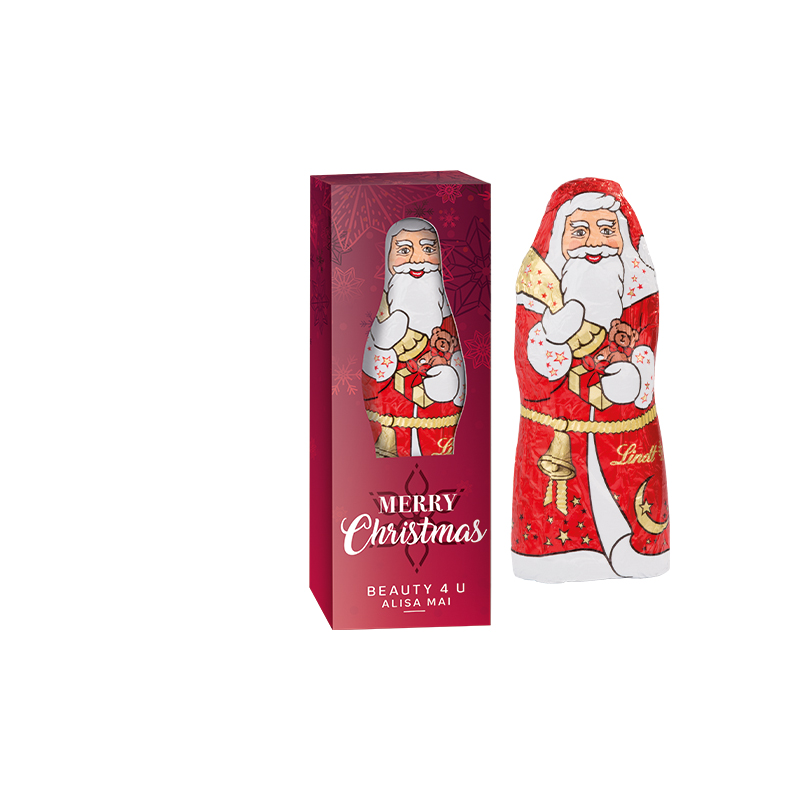 Lindt Weihnachtsmann 40g in Werbebox