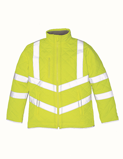 YOKO Hi-Vis Kensington Jacket With Fleece Lining