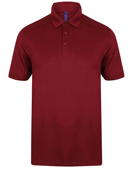 Henbury Men´s Slim Fit Stretch Polo Shirt + Wicking Finish