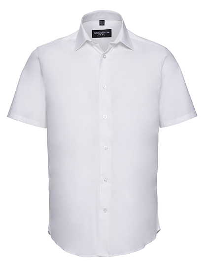 Russell Collection Men´s Short Sleeve Easy Care Fitted Shirt