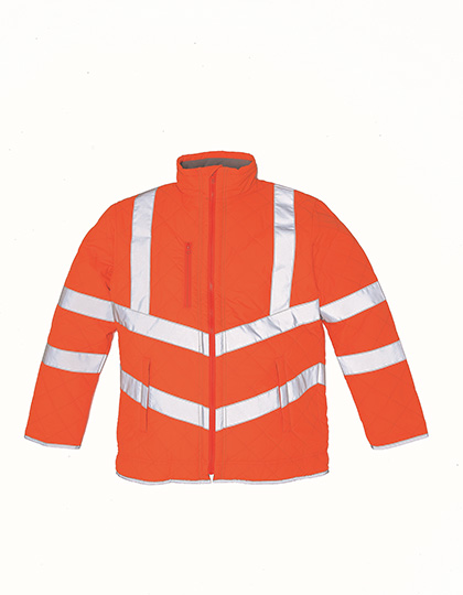 YOKO Hi-Vis Kensington Jacket With Fleece Lining