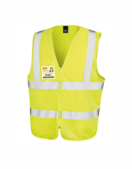 Result Safe-Guard Zip I.D. Safety Tabard