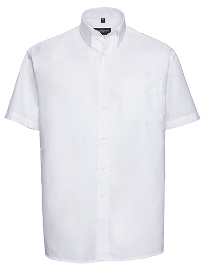 Russell Collection Men´s Short Sleeve Easy Care Oxford Shirt