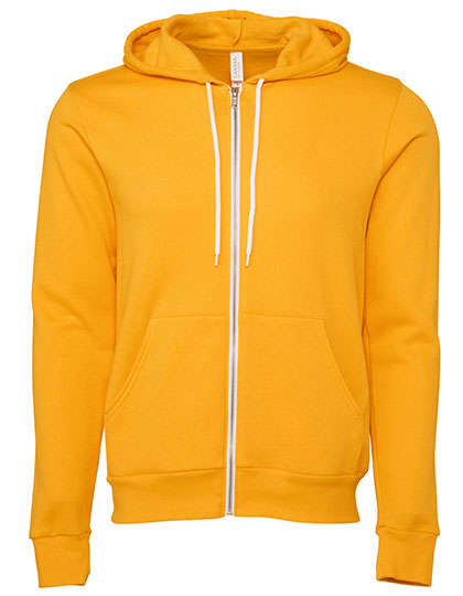 Canvas Unisex Poly-Cotton Fleece Full-Zip Hoodie