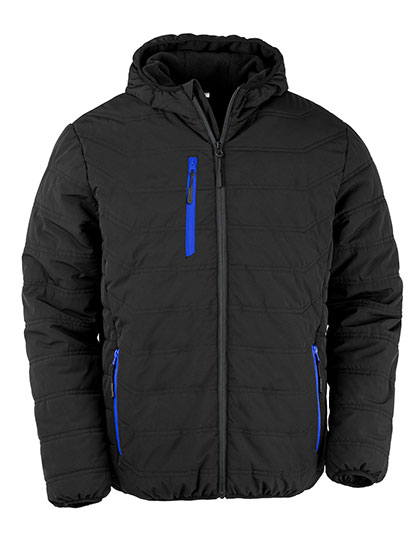 Result Genuine Recycled Recycled Black Compass Padded Winter Jacket