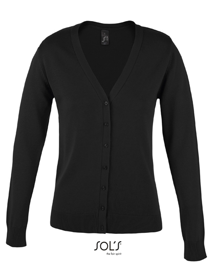 SOL´S Women´s Golden V-Neck Knitted Cardigan