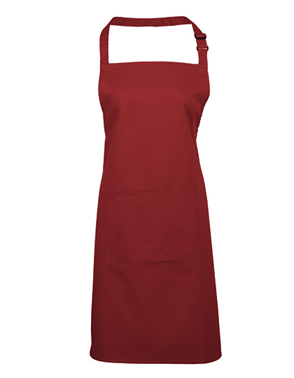 Premier Workwear Colours Collection Bib Apron With Pocket